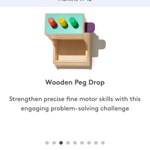 Lovevery Wooden Peg Drop